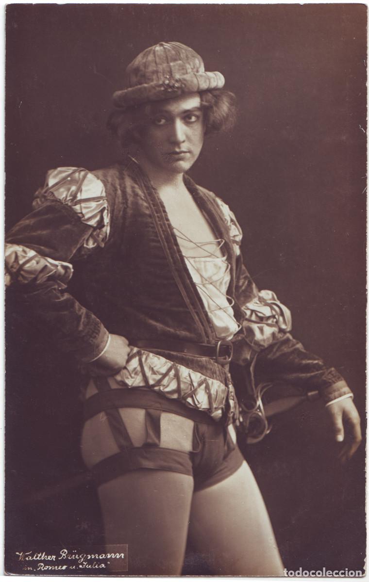 Postales: Actor BR&Uuml;GMANN, Walther in Romeo und Julia_A. Mocsigay (1914)