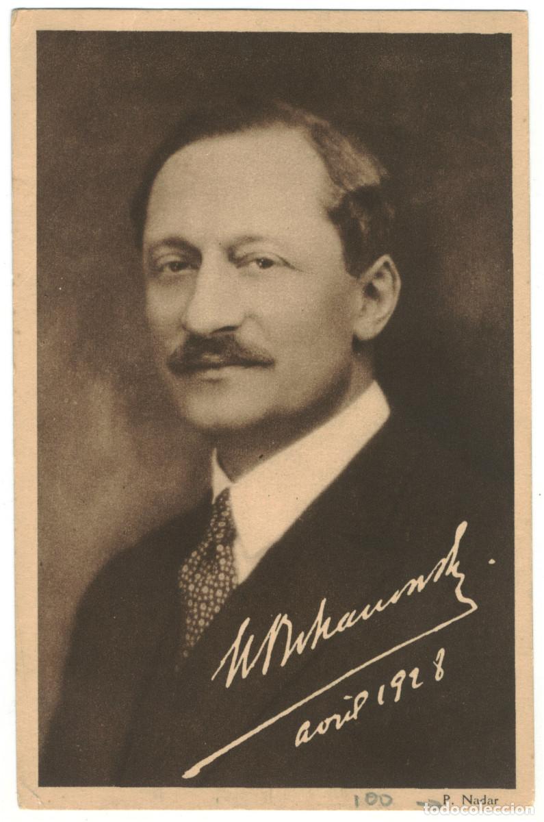 Postales: Politico Michel Maurice-Bokanowski_Nadar