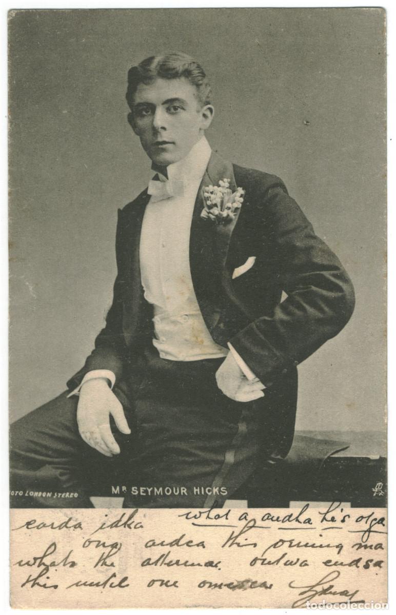 Postales: Actor HICKS, Seymour_Raphael Tuck (Celebrities of the Stage; 1052). Photo London Stereo