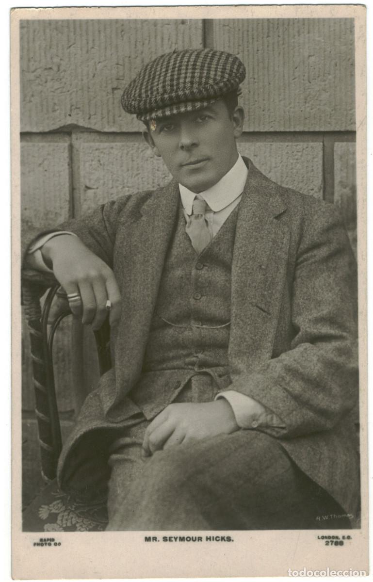 Postales: Actor HICKS, Seymour_Rapid (Real Silverprint; 2788). Photo R. W. Thomas