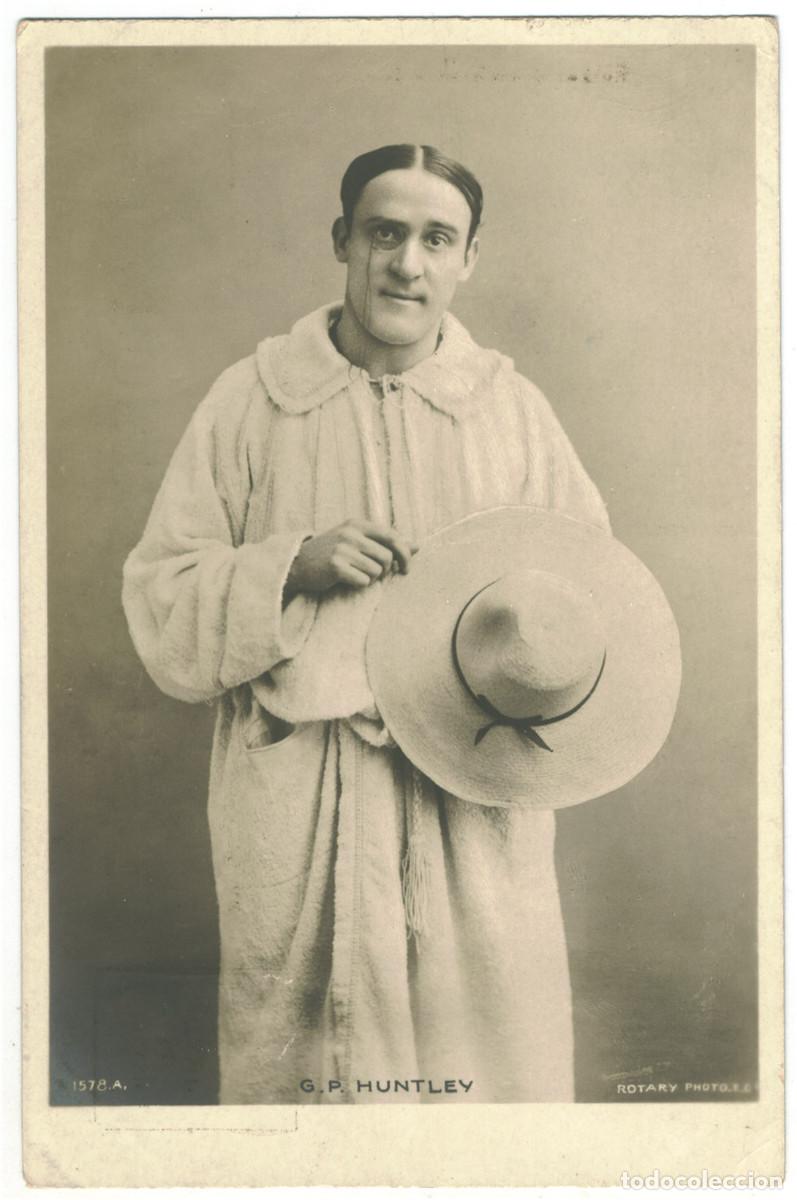 Postales: Serie 4 Postales Actor eduardiano HUNTLEY, G. P._Rotary 1578 A, E, H, J