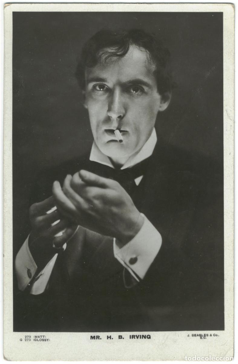 Postales: Serie 5 Postales Actor eduardiano IRVING, Henry B._Beagles A, C, M, P, S