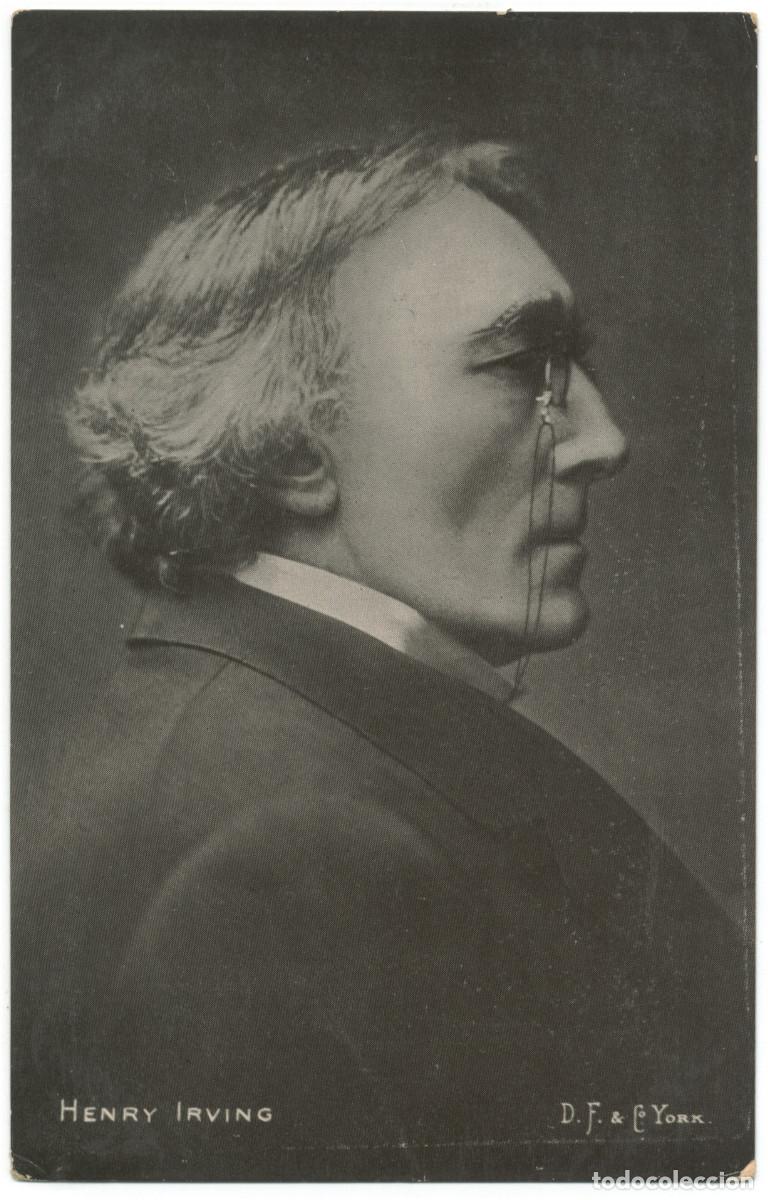 Postales: Actor eduardiano IRVING, Henry B._Delitte, Fenwick. 931-S. Photo Window & Grove