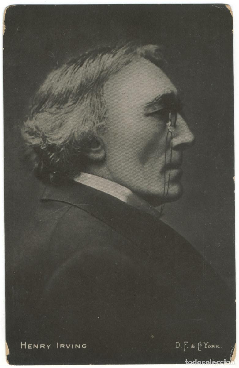 Postales: Actor eduardiano IRVING, Henry B._Delitte, Fenwick. 931-S. Photo Window & Grove