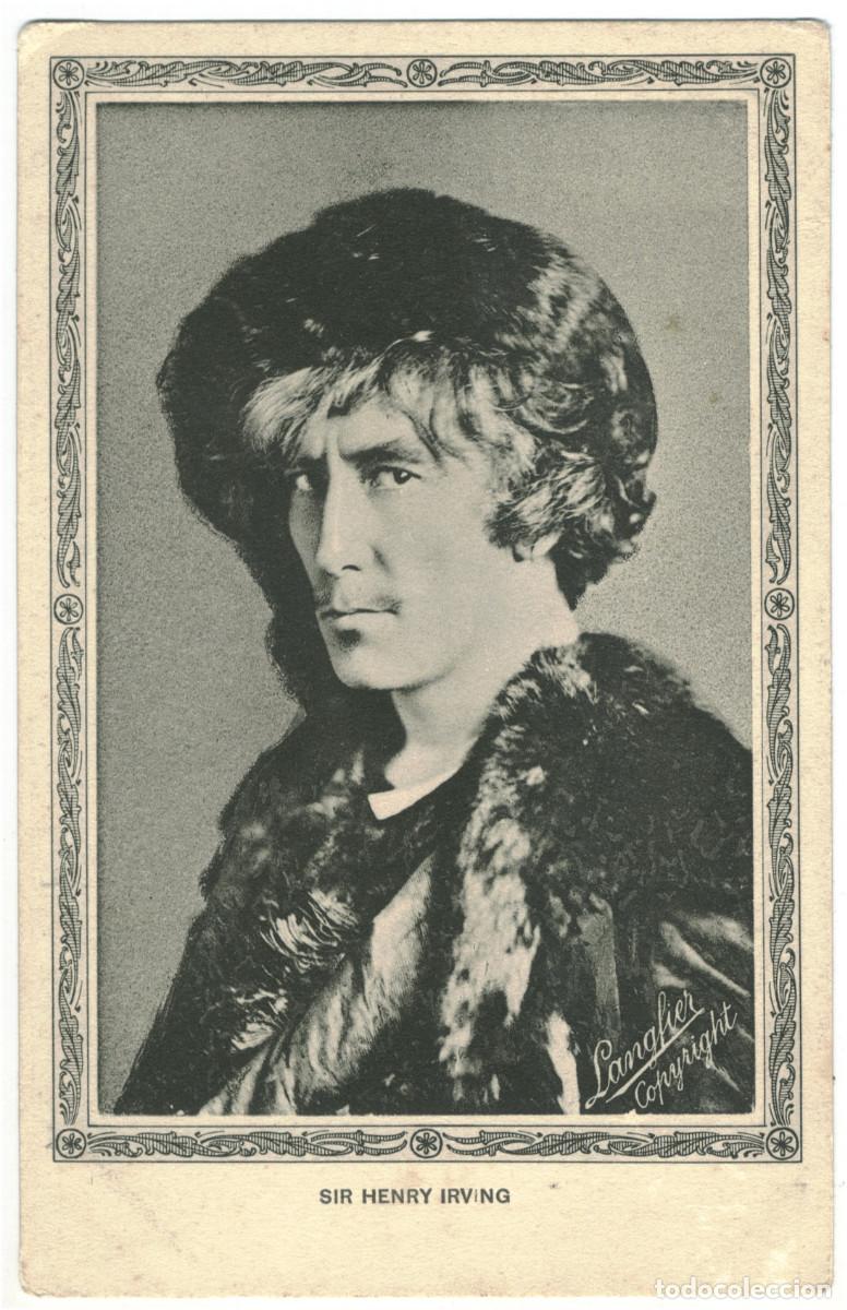 Postales: Actor eduardiano IRVING, Henry B._Langfier