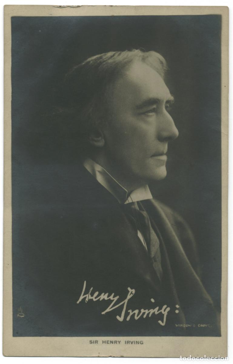 Postales: Actor IRVING, Henry B._Raphael Tuck (Autograph; 5001). Photo Window & Crove