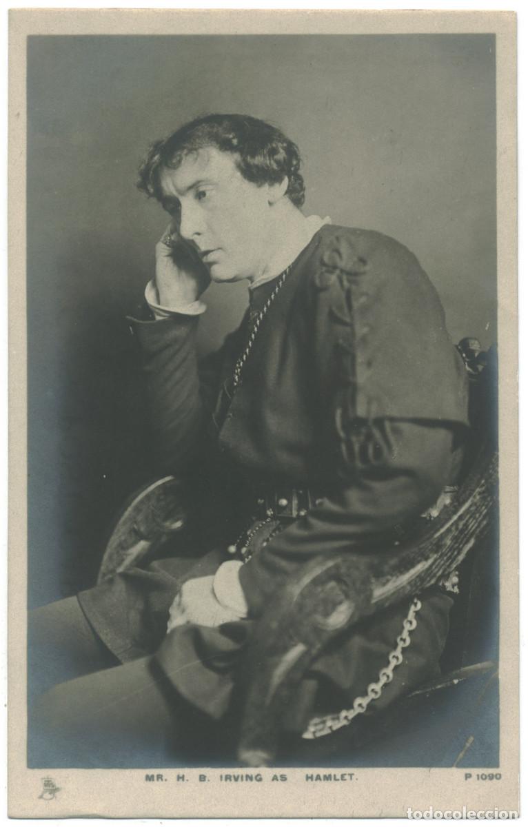 Postales: Actor IRVING, Henry B._Rapahel Tuck (Celebrities of the Stage; 1090). As Hamlet