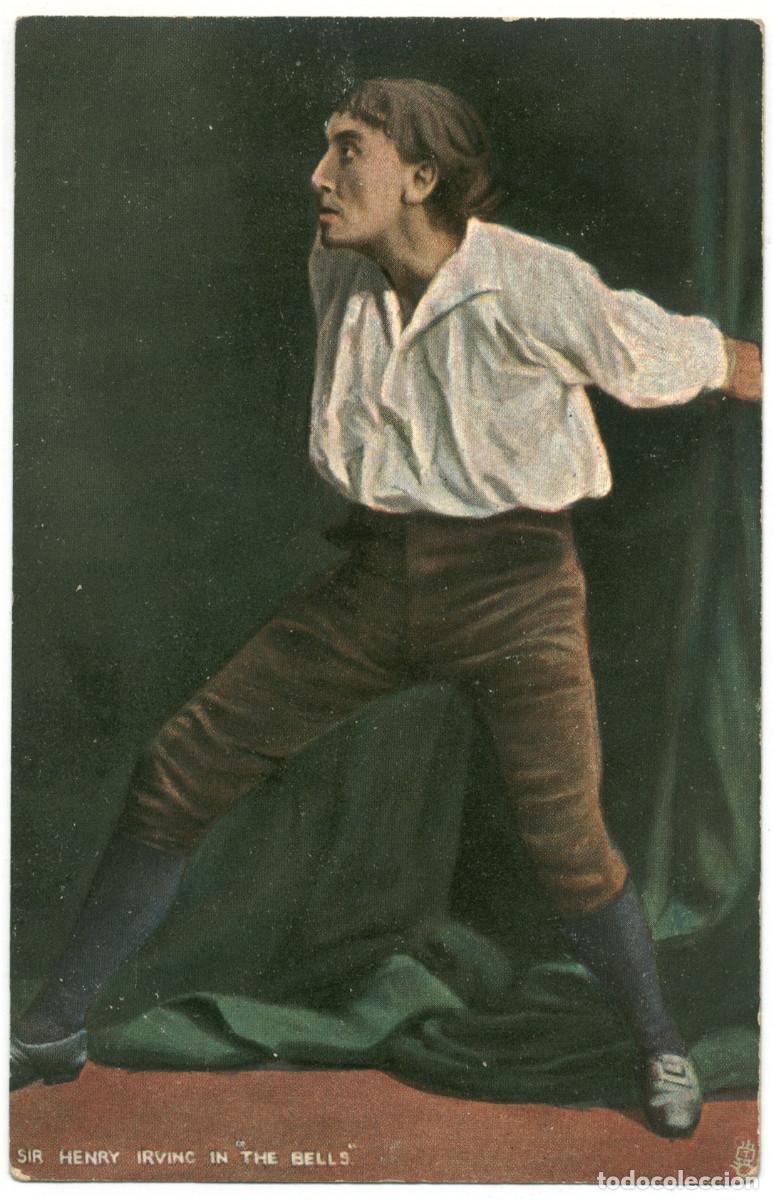Postales: Actor eduardiano IRVING, Henry B._Raphael Tuck (Oilette; 6671). In The Bells