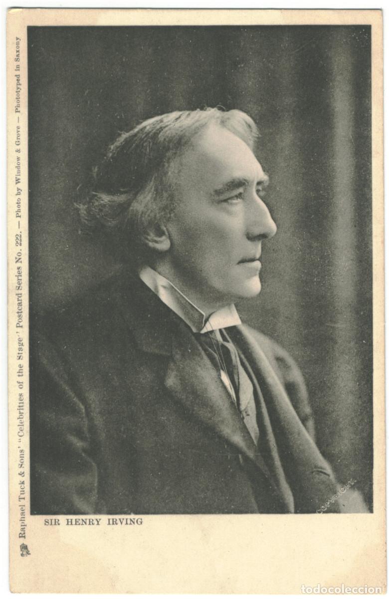Postales: Actor eduardiano IRVING, Henry B._Rapahel Tuck (Celebrities of the Stage; 222). Photo Window & Crov