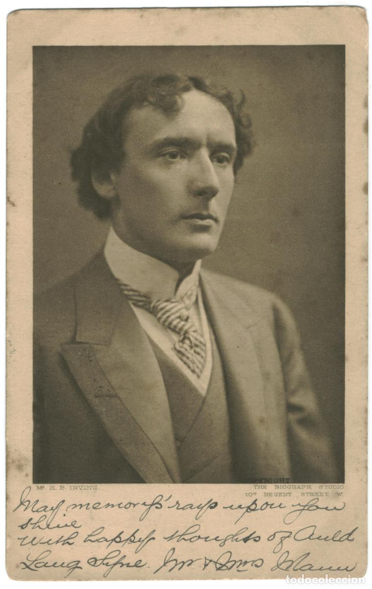 Postales: Actor eduardiano IRVING, Henry B._Biograph