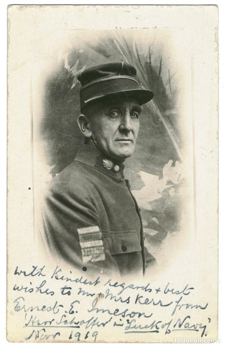 Postales: Actor eduardiano IMESON, Ernest E._Sin datos. In Luck of Navy. Autograph Firmada
