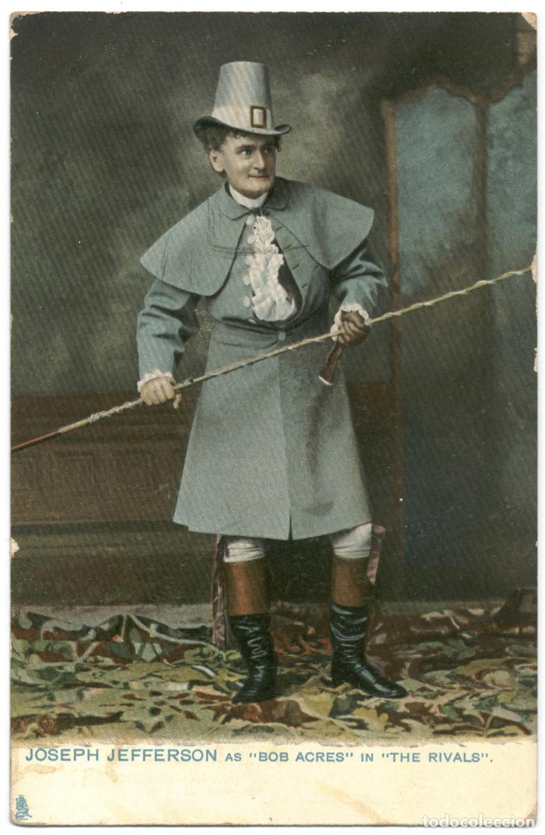 Postales: Actor JEFFERSON, Joseph_Raphael Tucks Photochrome (Celebrities of the Stage; 4498). In The Rivals