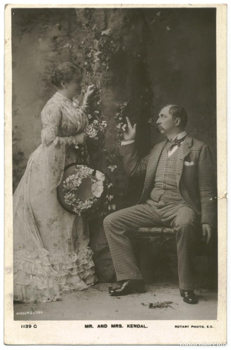 Postales: Actor KENDAL, Mr. & Mrs._Rotary. 1139 C. Photo Window & Crove
