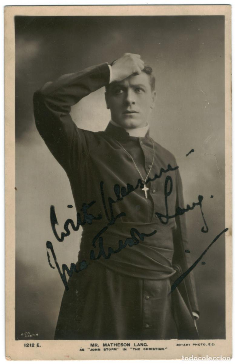 Postales: Actor eduardiano LANG, MAtheson_Rotary. 1212 E. Photo Rita Martin