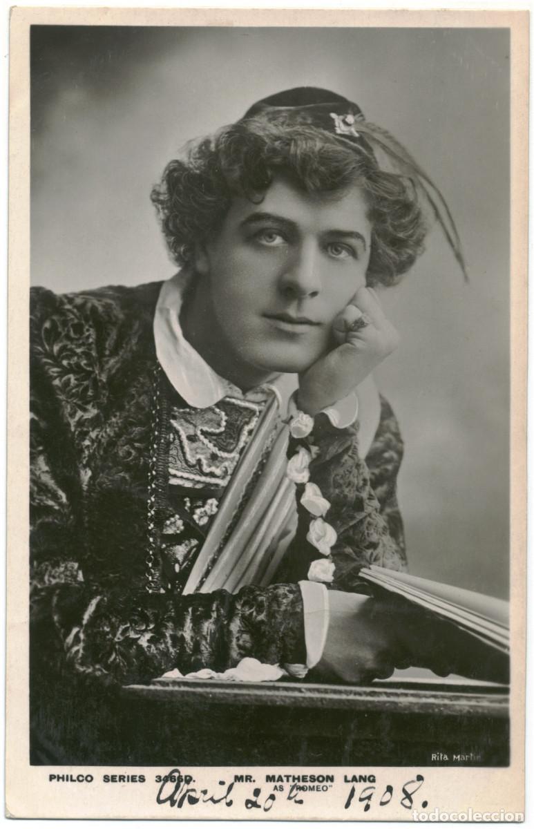 Postales: Serie 2 Postales Actor LANG, Matheson_Philco. 3466 D, E. As Romeo. Photo Rita Martin