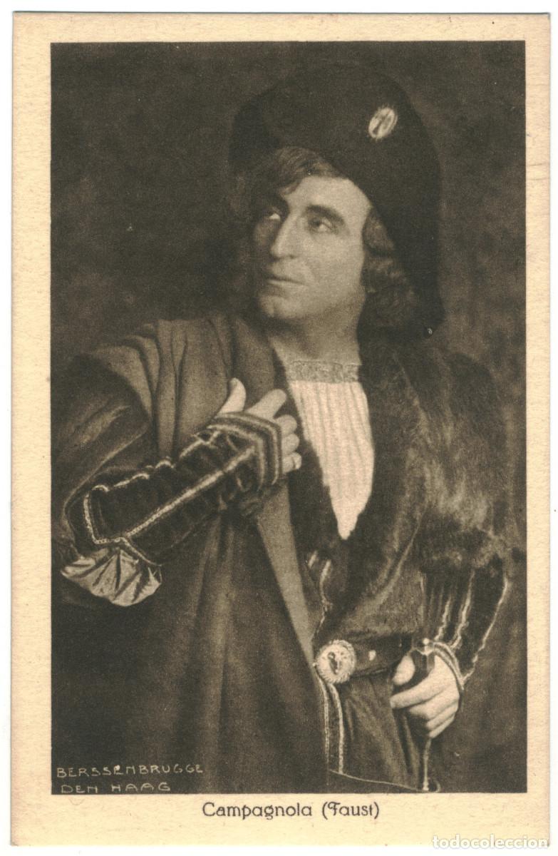Postales: Tenor CAMPAGNOLA, Mr._Berssenbrugge dem Haag. In Faust