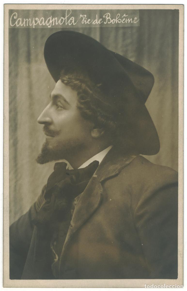 Postales: Tenor CAMPAGNOLA, Mr._C.A.B. En Vie de Boh&ecirc;me