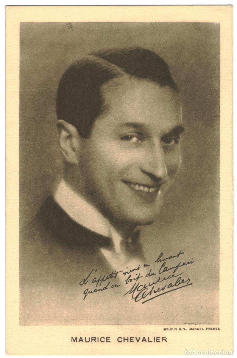 Postales: Actor CHEVALIER, Maurice_David Campari. Photo G. L. Manuel Freres