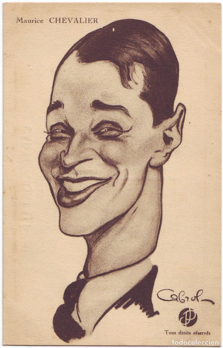 Postales: Actor CHEVALIER, Maurice_JP. Illustr. Cabrol
