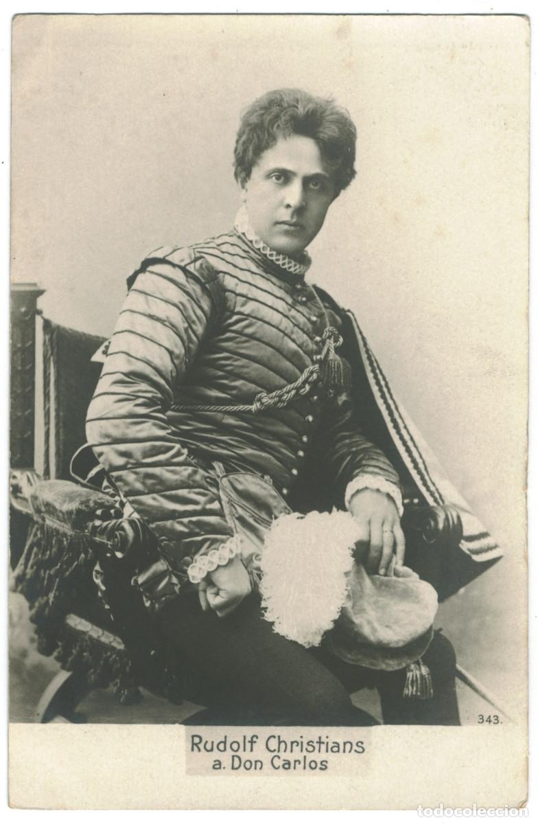 Postales: Actor CHRISTIANS, Rudolf_Sin datos. 343. As Carlos