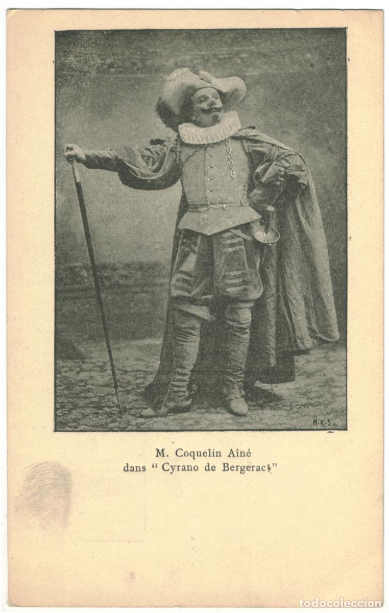 Postales: Serie 5 Postales Actor COQUELIN, Constant (Coquelin Ain&eacute;)_MKS. In Cyrano de Bergerac, etc