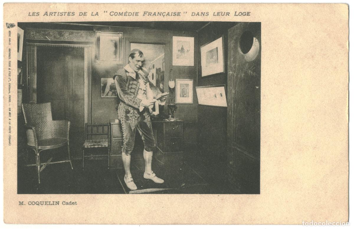 Postales: Actor COQUELIN, Constant (Coquelin Ain&eacute;)_Raphael Tuck. Les artistes de la Com&eacute;die Fran&ccedil;aise