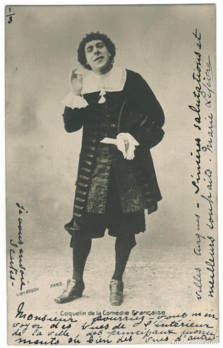 Postales: Actor COQUELIN, Constant (Coquelin Ain&eacute;)_Sin datos. Com&eacute;die Fran&ccedil;aise. Photo Van Bosch