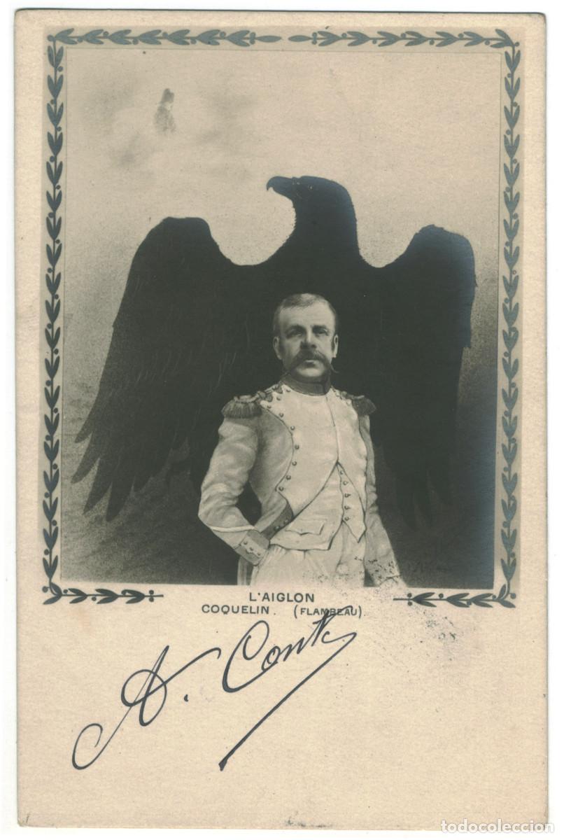 Postales: Actor COQUELIN, Constant (Coquelin Ain&eacute;)_Sin datos. As Flambeau in L'Aiglon