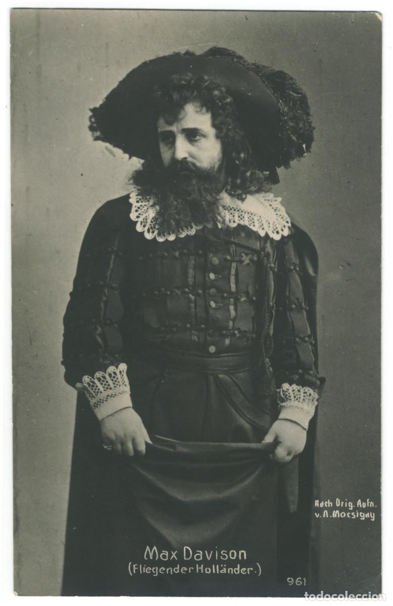 Postales: Actor DAVISON, Max_Arthur L&ouml;he. 961. Fliegender Holl&auml;nder. Photo A. Mocsigay