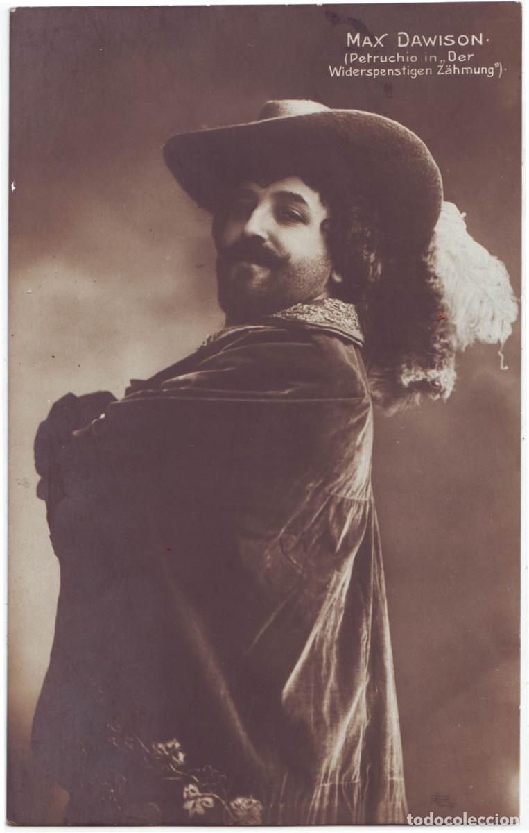 Postales: Actor DAWISON, Max_Geilenfeld. As Petruchio in Der Widerspenstigen Z&auml;hmung