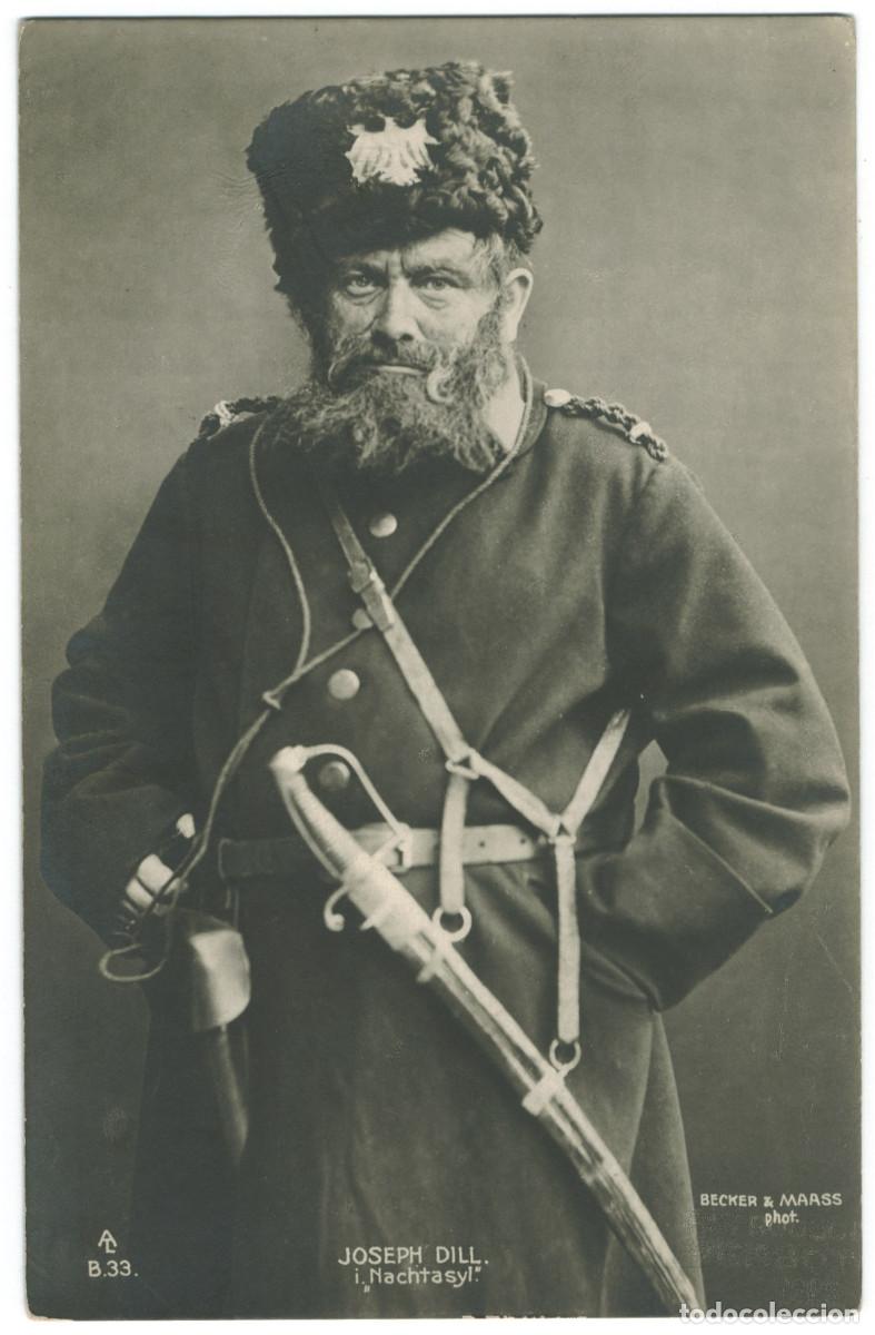 Postales: Actor DILL, Joseph_AL B 33. As Nachtasyl. Photo Becker & Maass