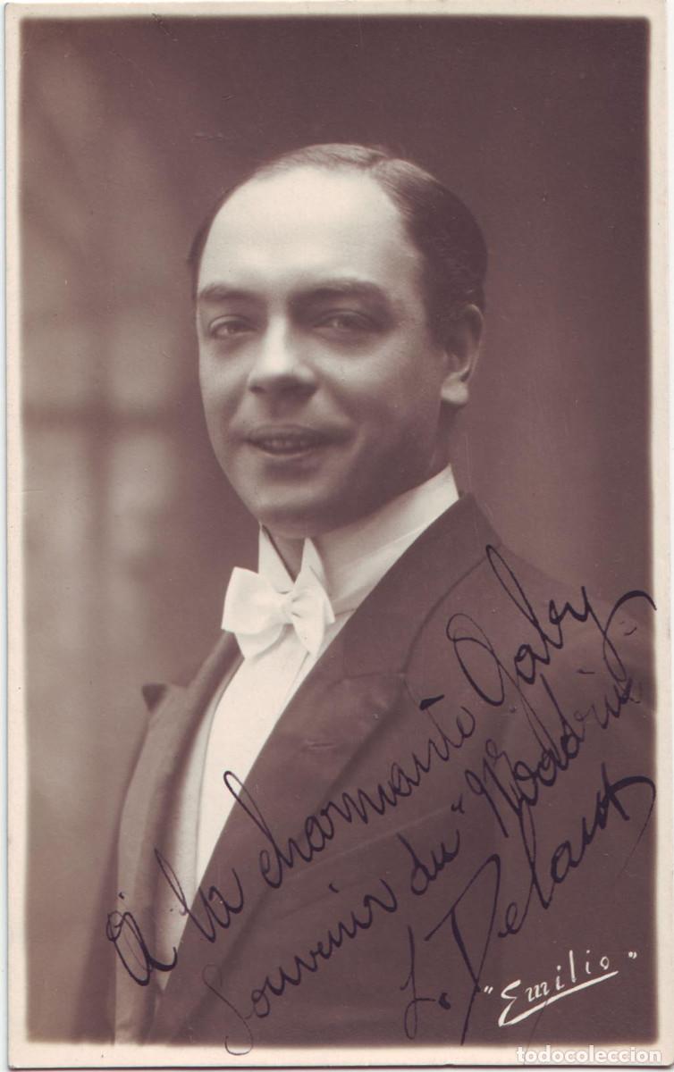 Postales: Actor DELAUT, L._Emilio. Signed Firmada Autograph