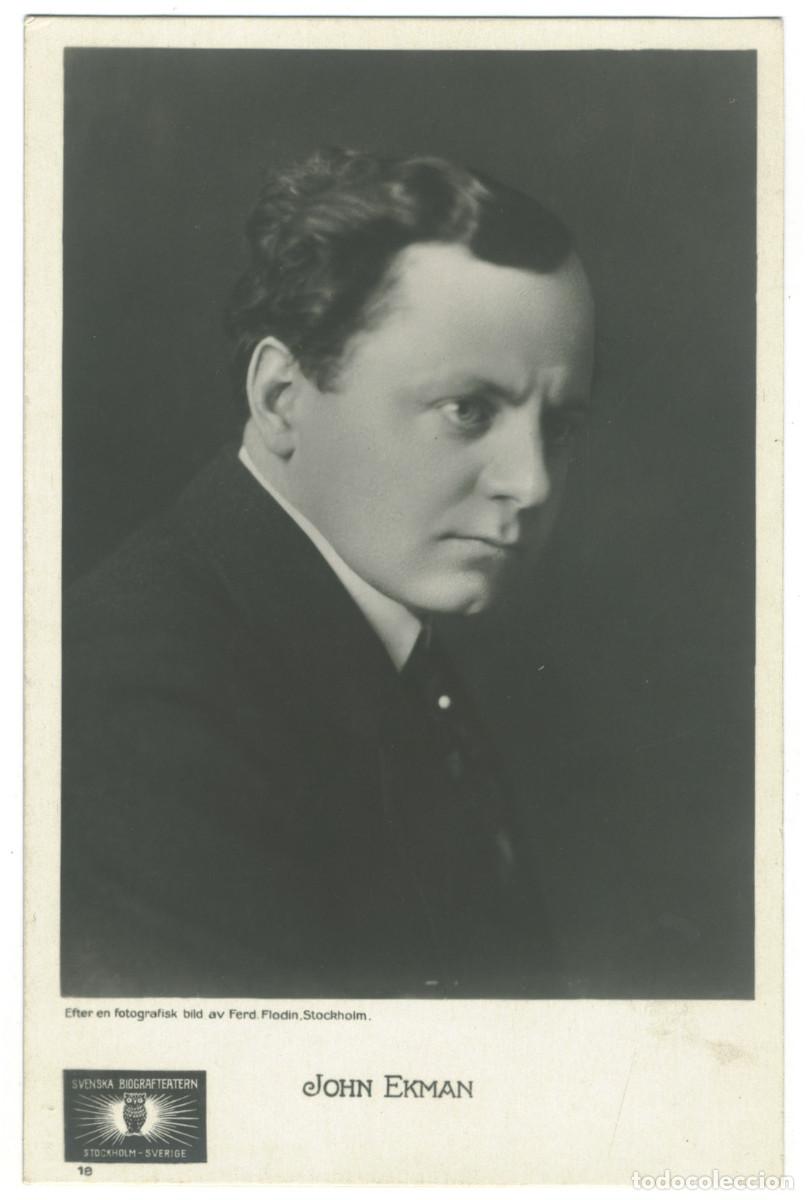 Postales: Actor EKMAN, John_Svenska Biografteatern. 18. Photo Ferd Flodin