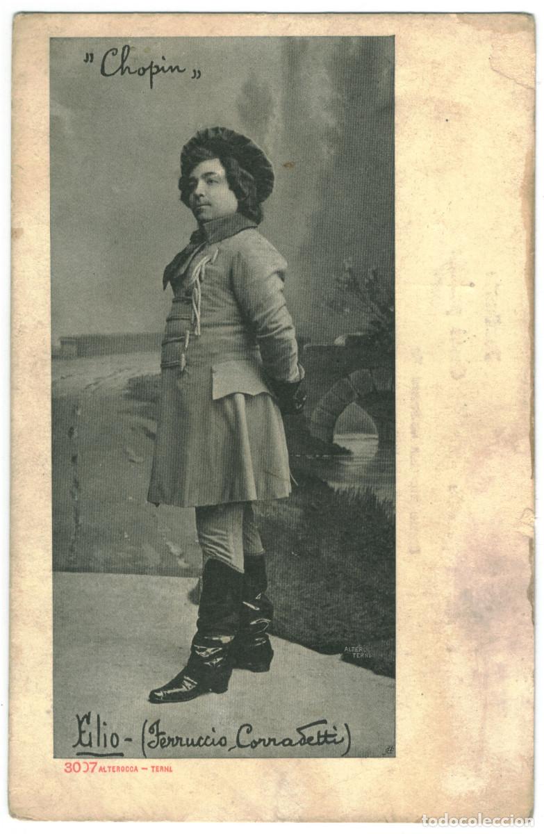 Postales: Actor CORRADETTI, Ferruccio_Alterocca Terni. 3007. As Eilio in Chopin