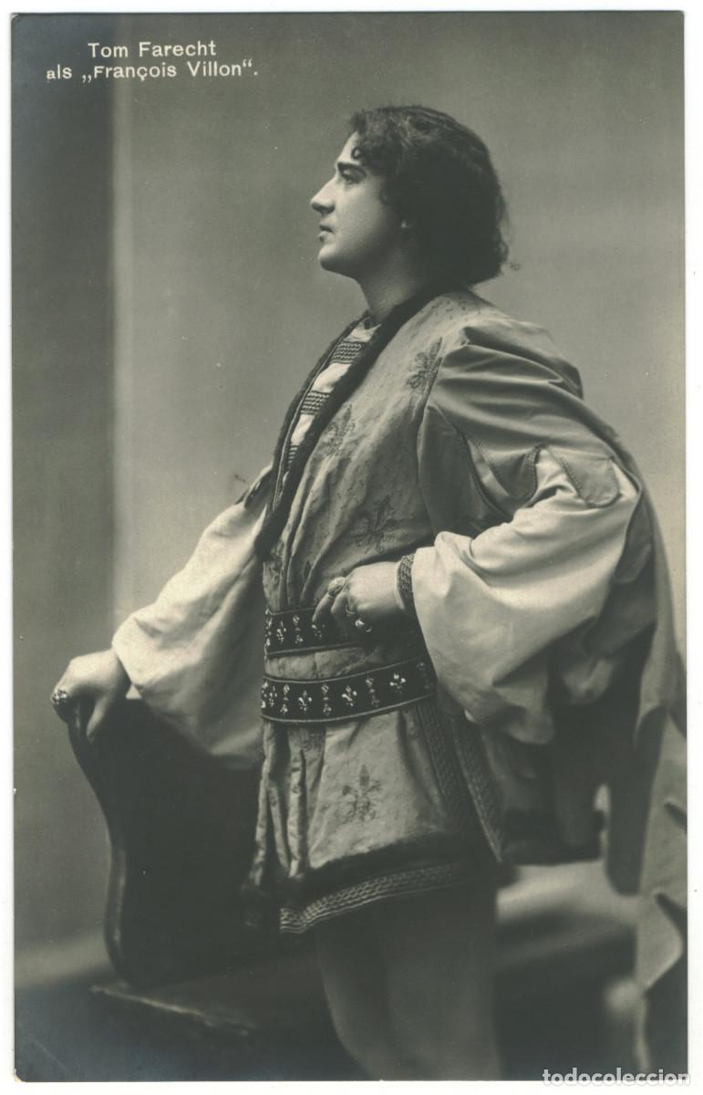 Postales: Actor FARECHT, Tom_EFFKA. As Fran&ccedil;ois Villon. Photo E. Bieber