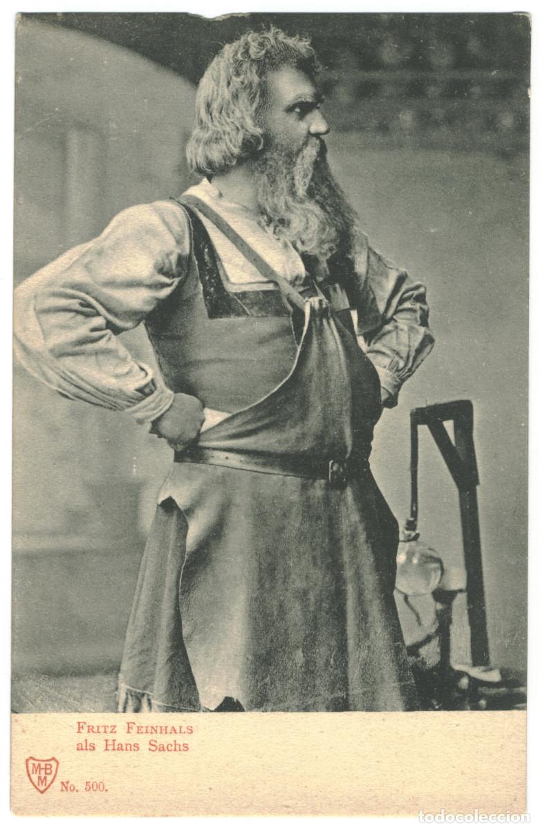 Postales: Actor FEINHALS, Fritz_MBM. 500. As Hans Sachs (Prinzregenten Theater)