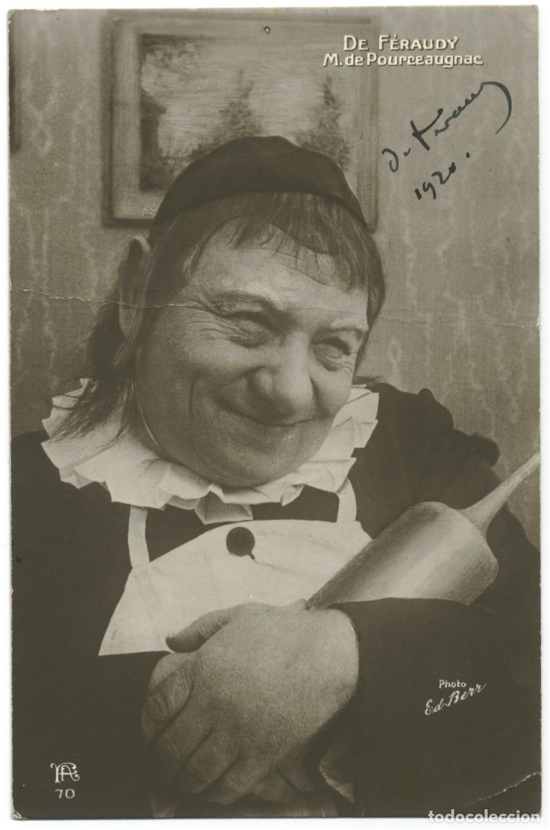 Postales: Actor F&Eacute;RAUDY, De_A. Christensen.70. . Photo Ed. Berr. Autograph Firmada