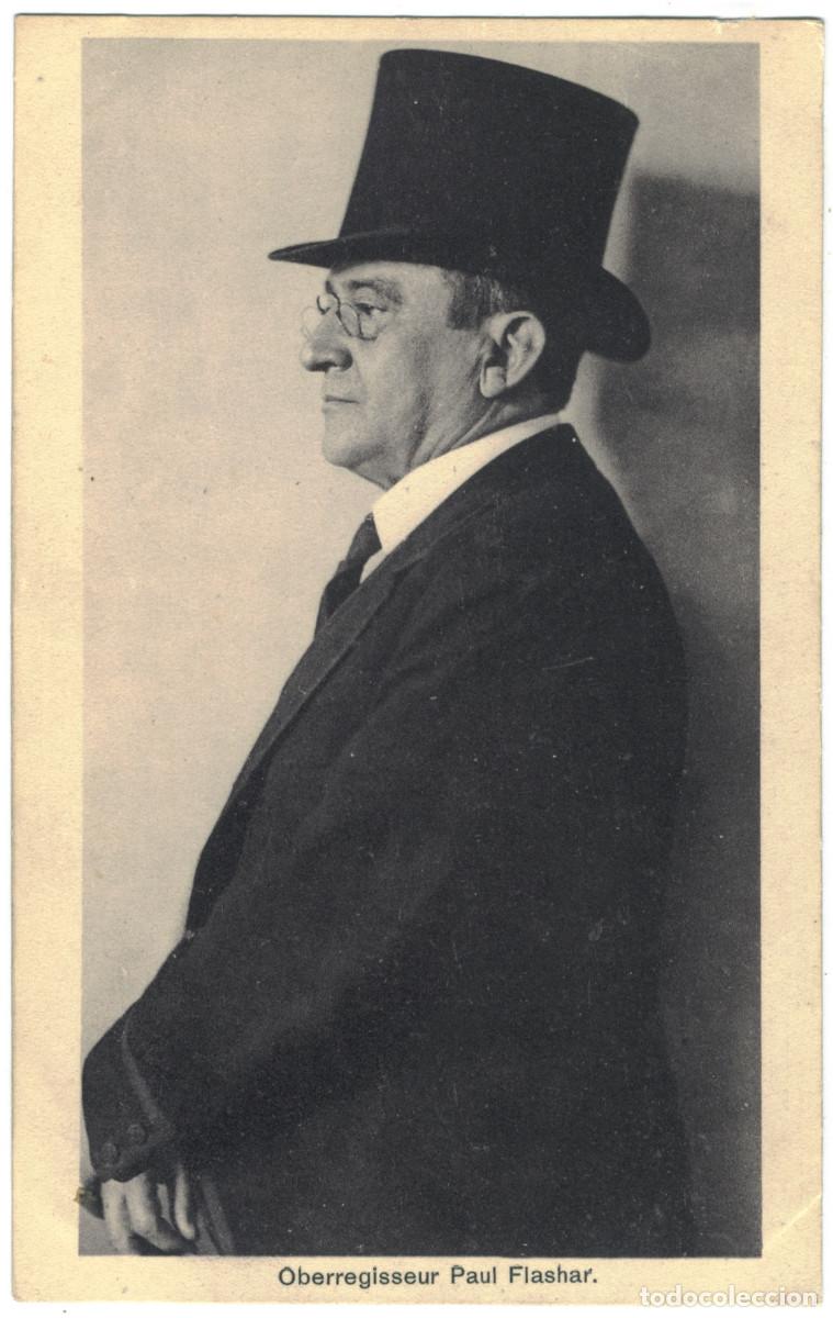 Postales: Actor FLASHAR, Paul_EFFKA. Oberregisseur. Photo E. Bieber