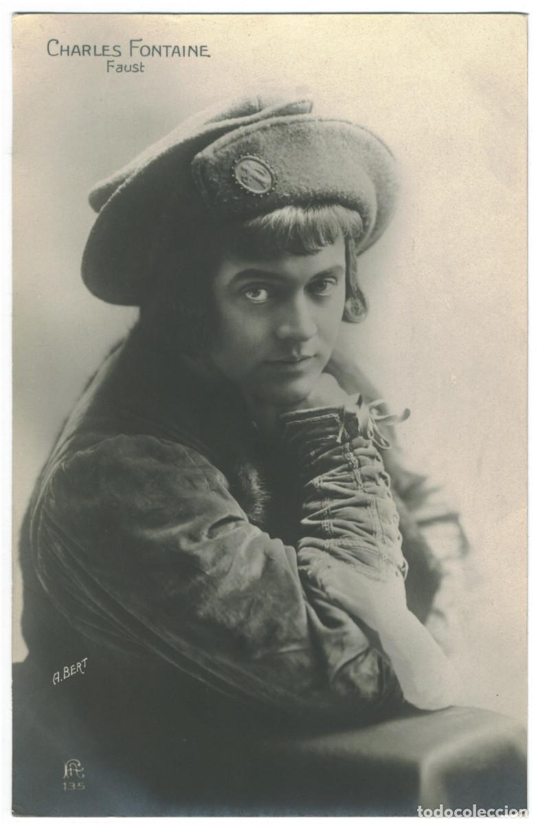Postales: Actor FONTAINE, Charles_A. Christensen. 135. In Faust. Photo A. Bert
