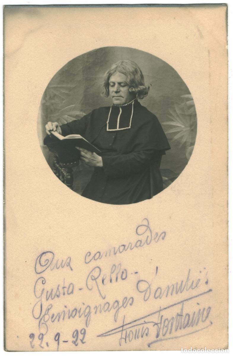 Postales: Actor FONTAINE, Louis_P. Martin. Signed Autograph Firmada
