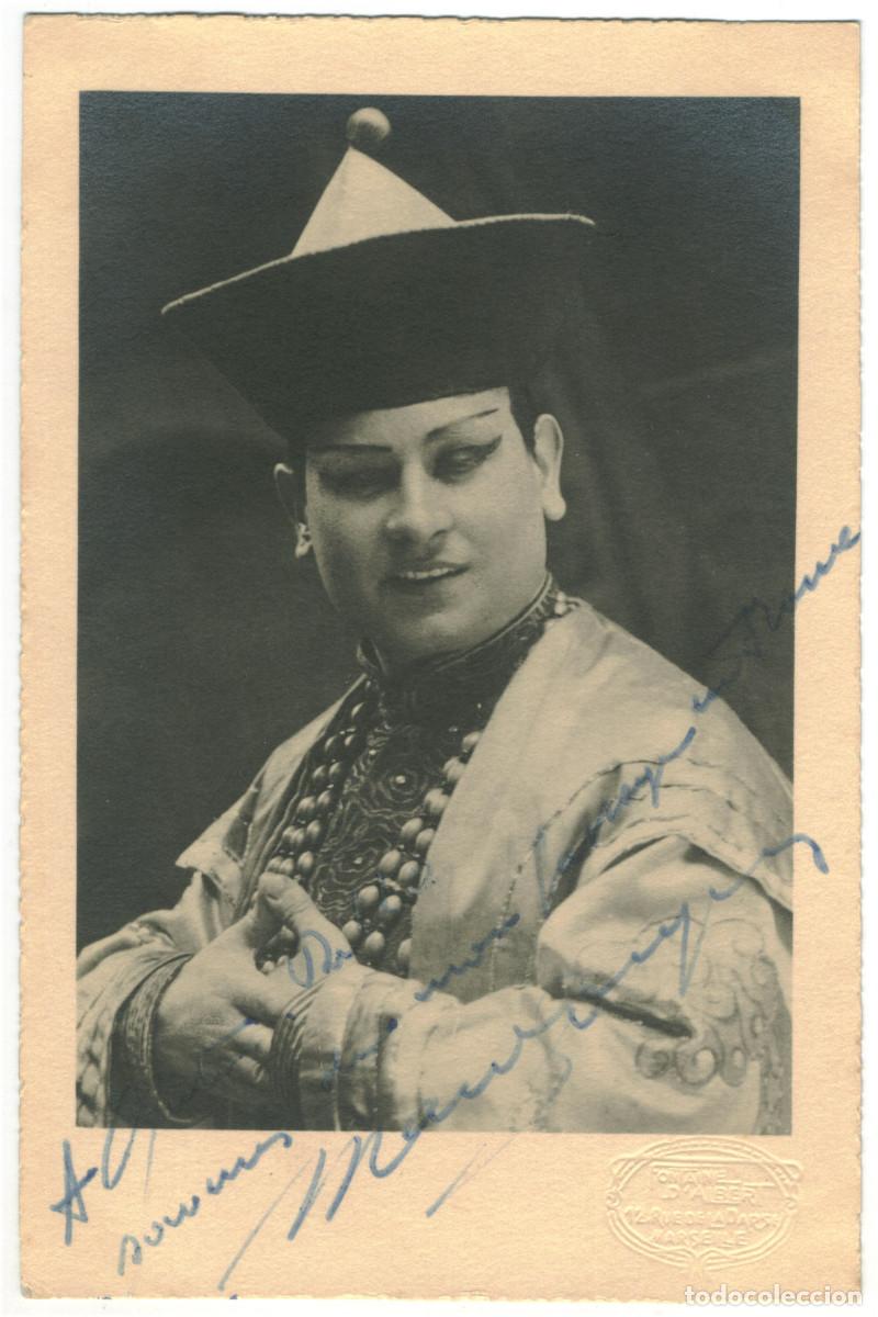Postales: Actor FOUQUET, Marcel_Fontaine d'Albert. Signed Firmada Autograph
