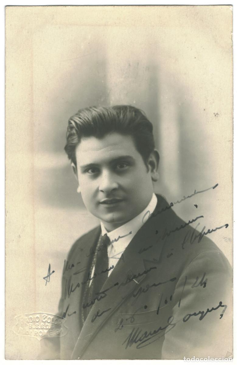 Postales: Actor FOUQUET, Marcel_Radio Colort. Signed Firmada Autograph