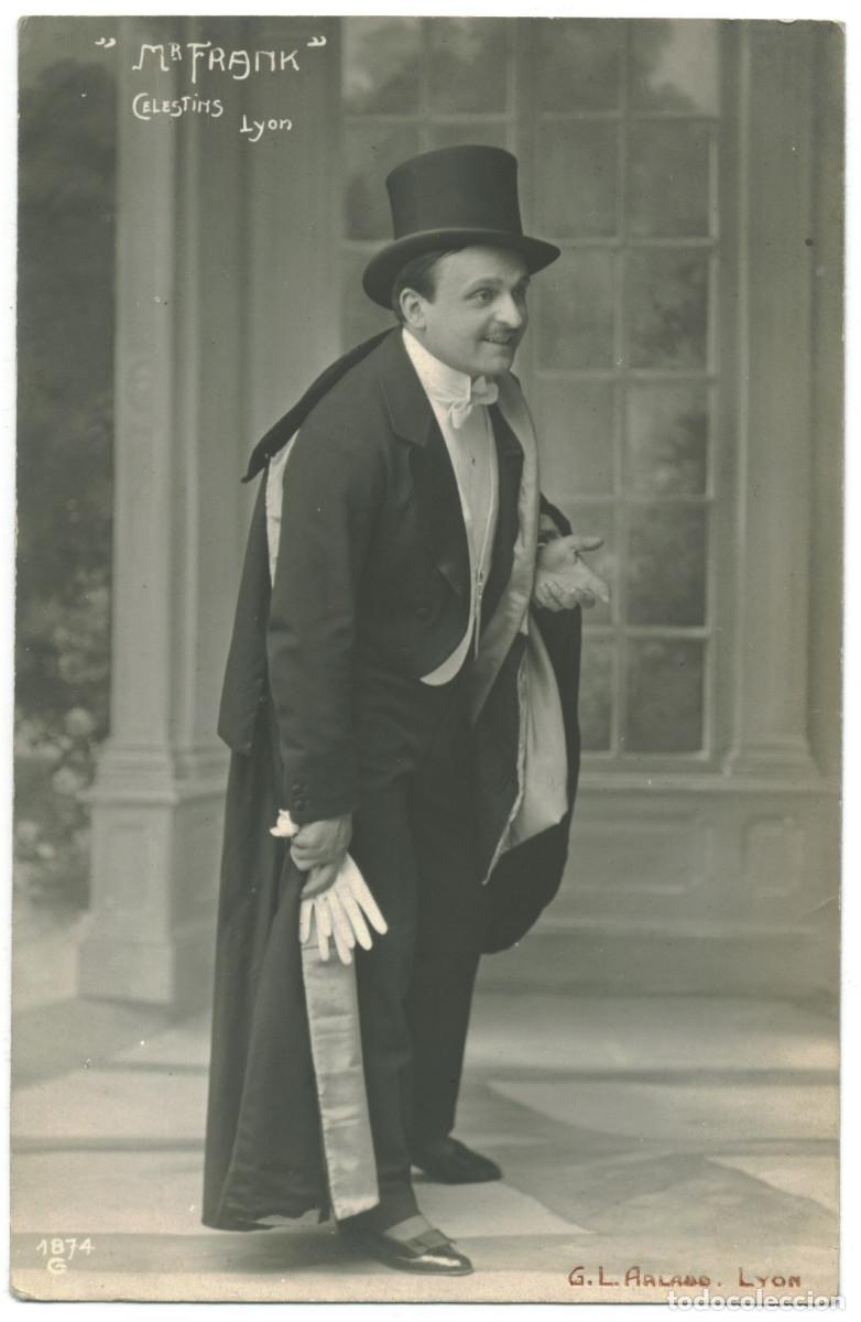 Postales: Actor FRANCK, Mr_G. L. Arlaud. 1874 G. Celestins (Lyon)