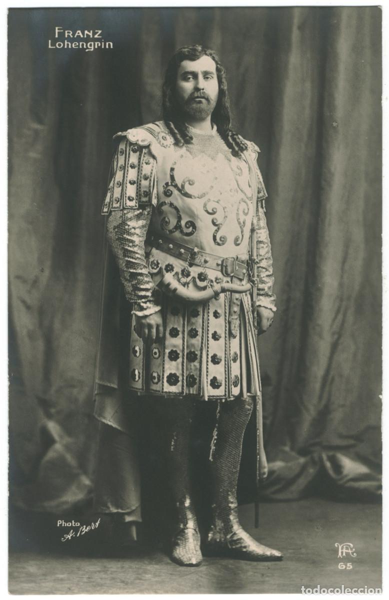Postales: Actor FRANZ_A. Christensen. 65. In Lohengrin (Wagner). Photo A. Bert