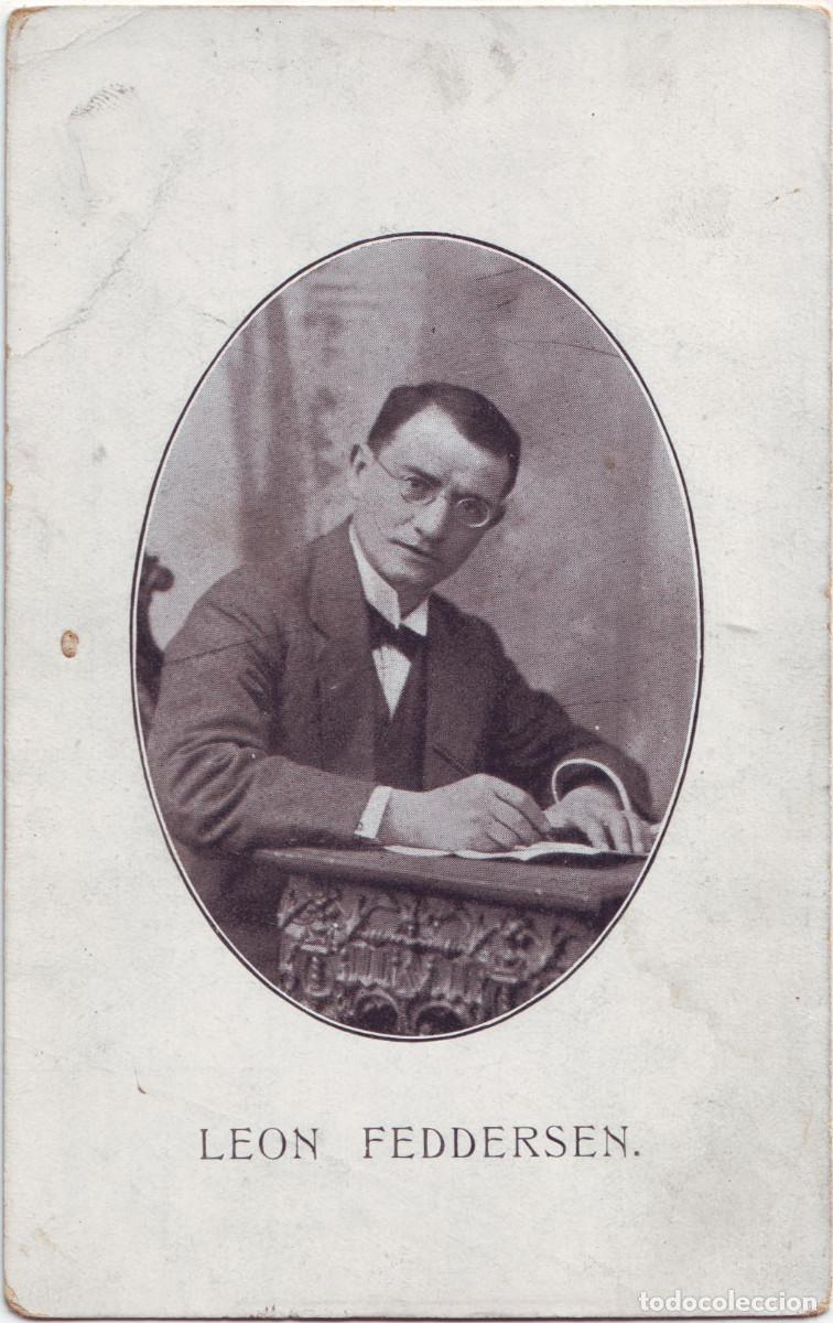 Postales: Actor FEDDERSEN, Leon_Sin datos. [V con &oacute;valo. En escritorio]