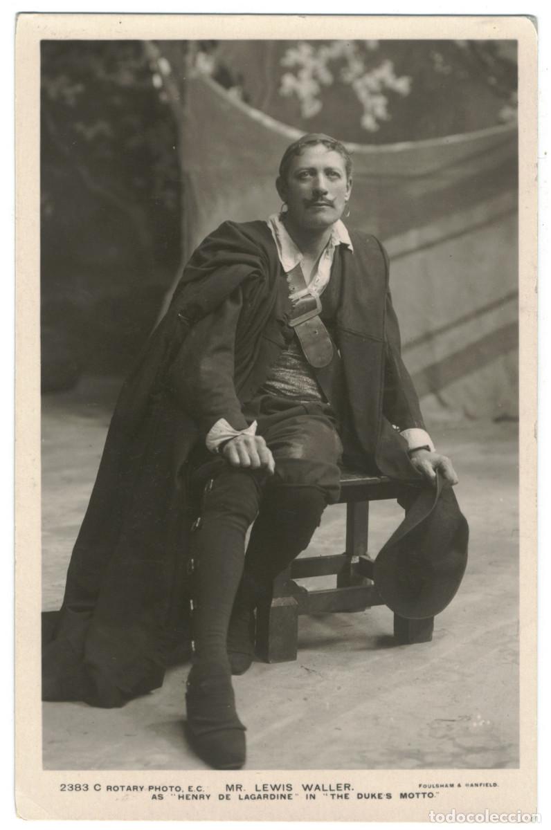 Postales: Actor WALLER, Lewis_Rotary. 2383 C. In The Duke's Motto. Photo Foulsham & Banfield