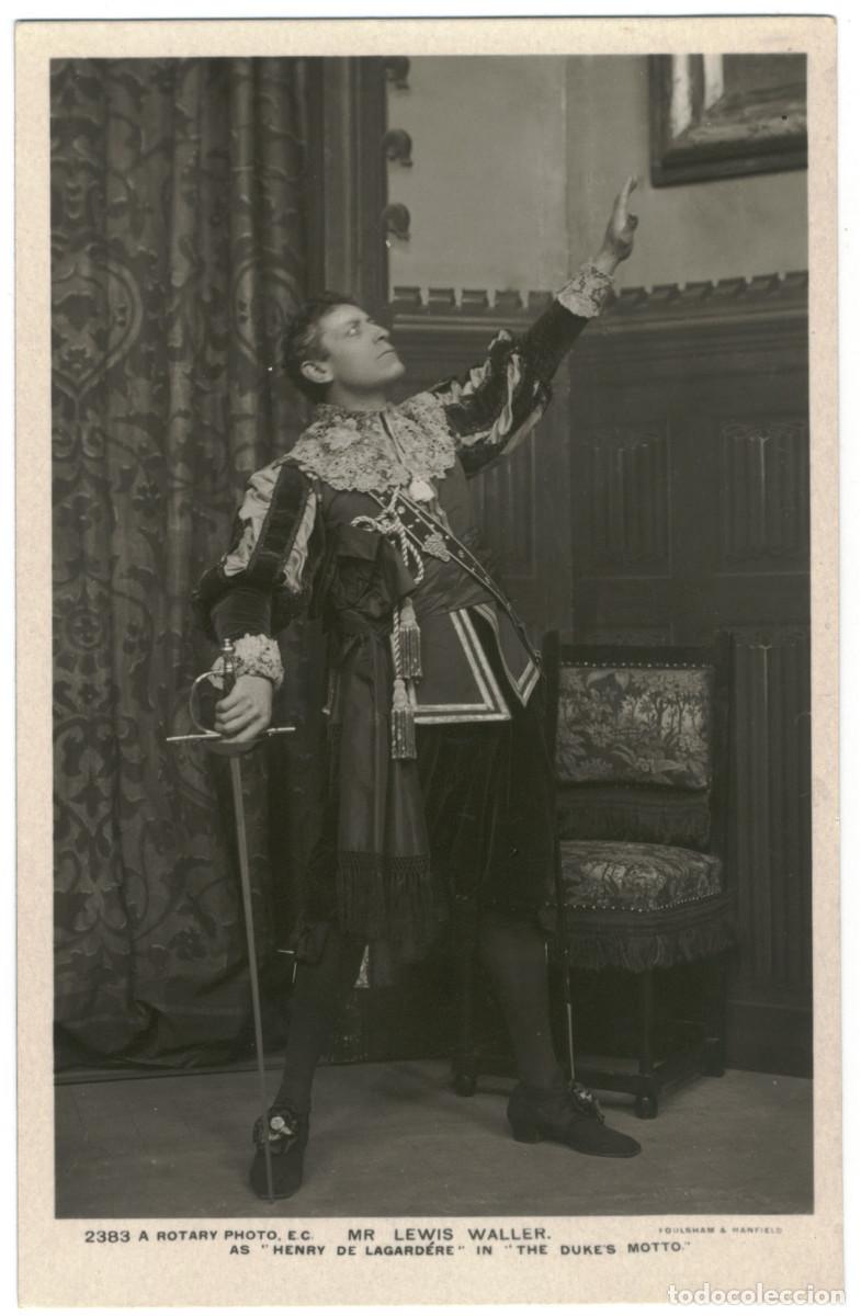 Postales: 11 Postales seriadas Actor WALLER, Lewis_Rotary. 2383 A, C, F, J, M, P, T, U, W, X, Y