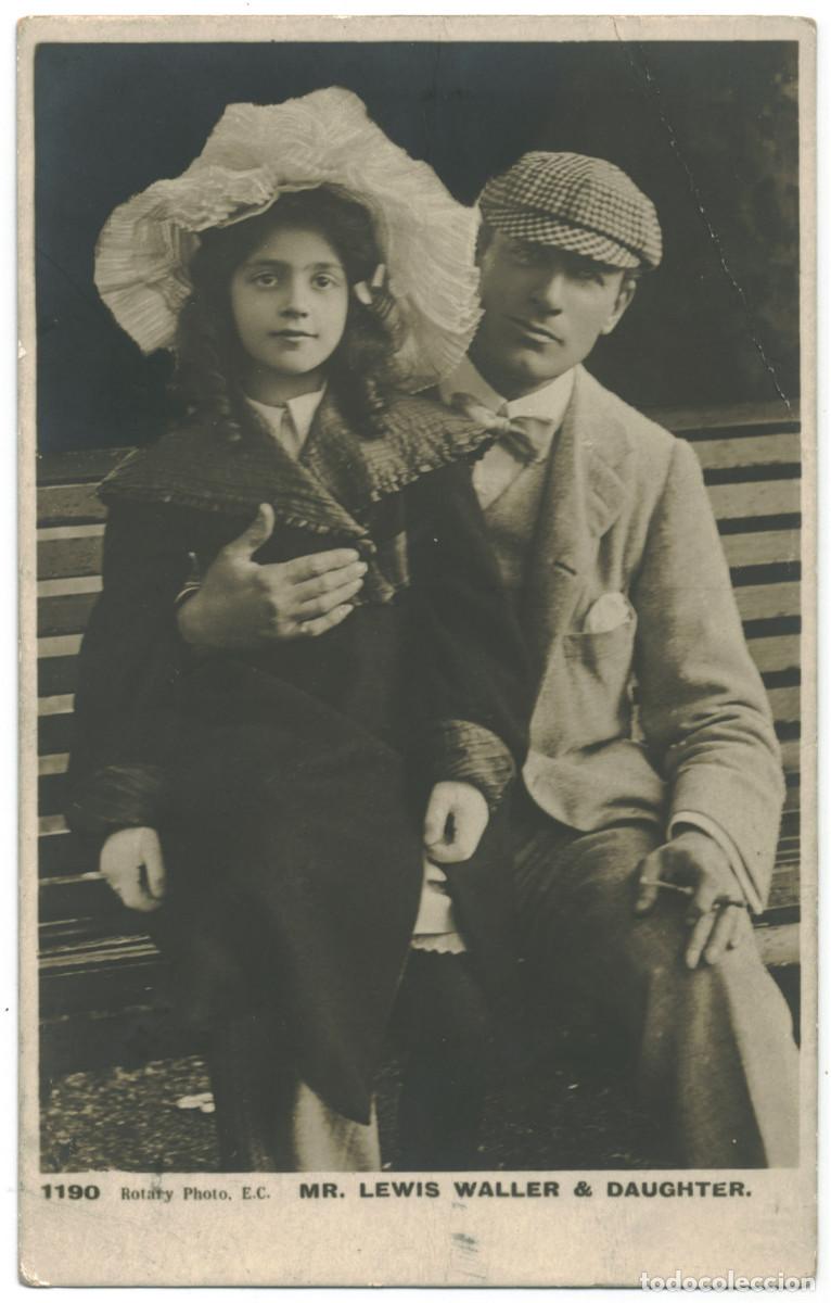 Postales: 2 Postales seriadas Actor WALLER, Lewis_Rotary. 1190 [A], B. And Daughter