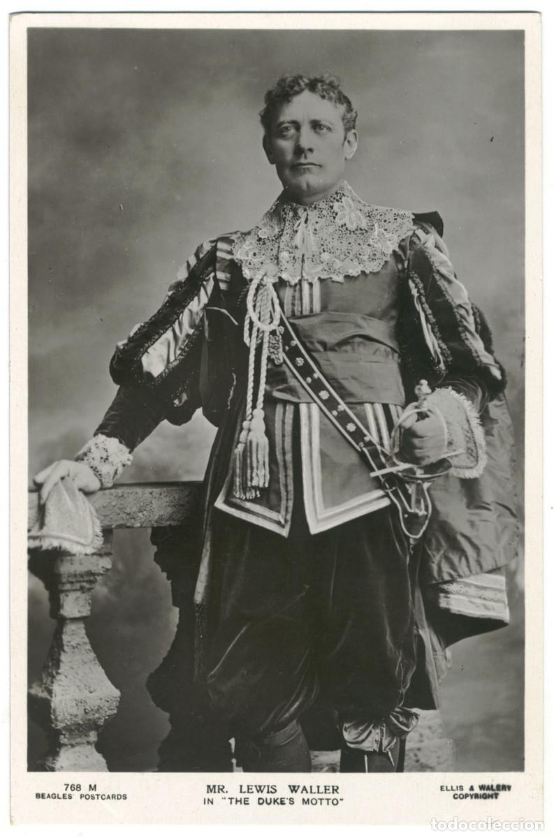Postales: 4 Postales seriadas Actor WALLER, Lewis_Beagles. 768 M, N, S, W. Photo Vandyk