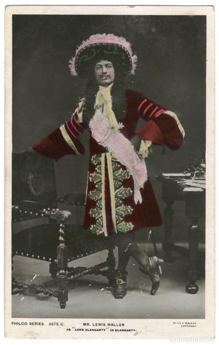 Postales: 2 Postales seriadas Actor WALLER, Lewis_Philco. 3375 B, C. As Lord Clangarty in Clamngarty